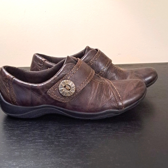 Clarks Women's Artizan Kessa Leather Shoes Brown Size 5 - Picture 3 of 13
